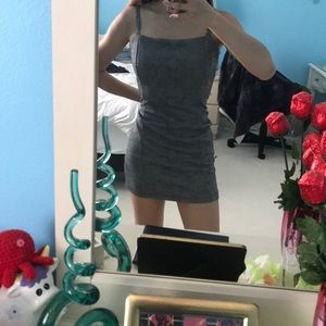 Plaid mini dress
